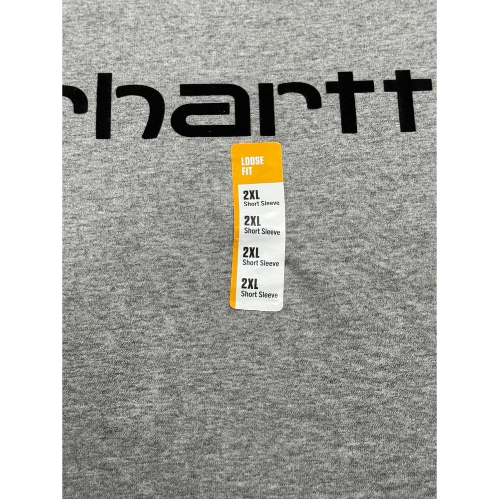Carhartt Loose Fit Heavyweight Short Sleeve Shirt Men's XXL Grey‎ NWT - Picture 4 of 7